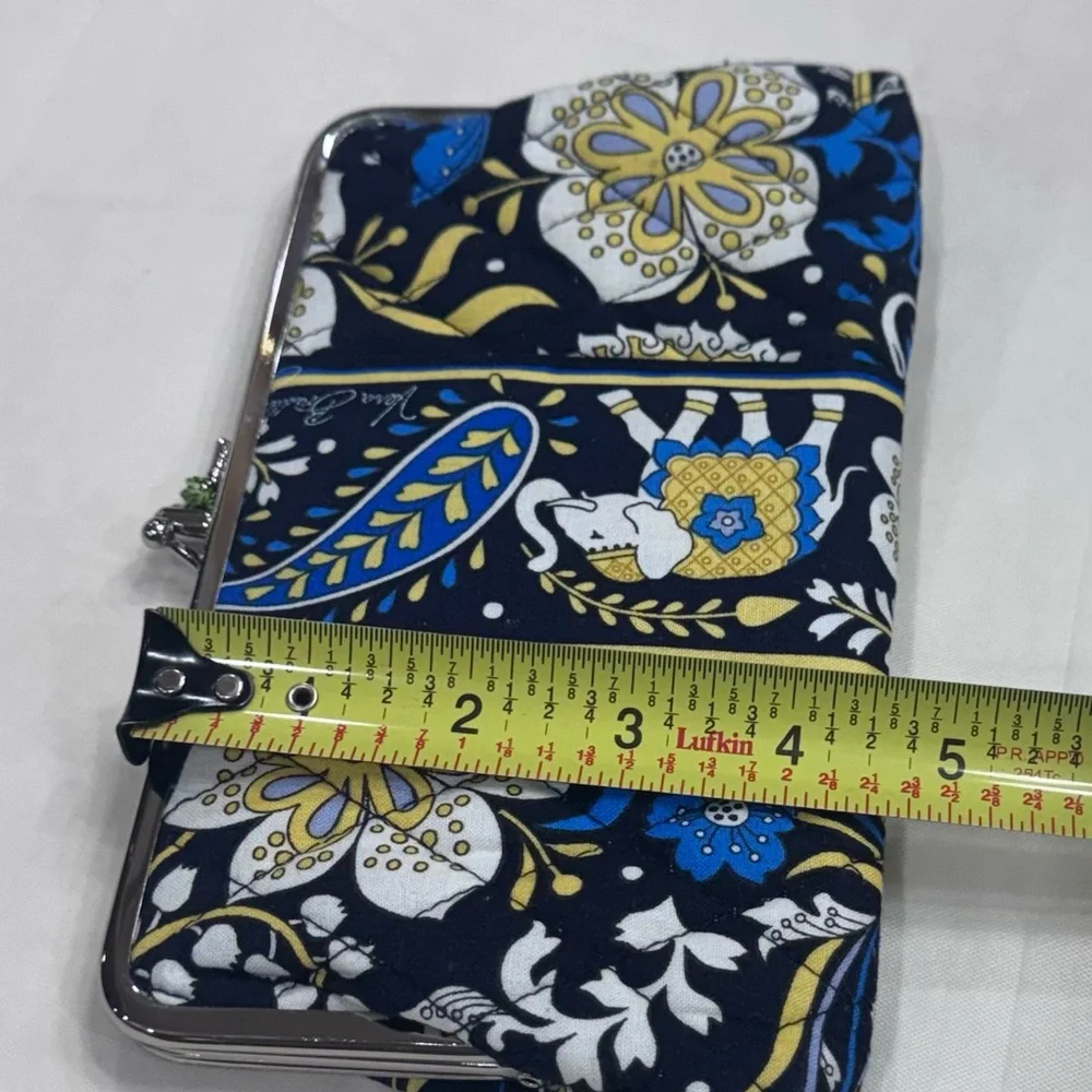 NWT | Vera Bradley| Kisslock Clutch/ Wallet Elephant Print | Rare Vintage - Picture 4 of 8